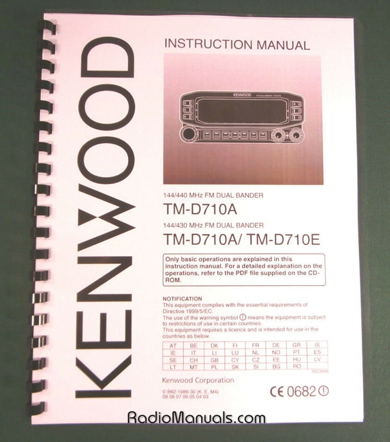 Kenwood TM-D710A/E Service Manual - Click Image to Close